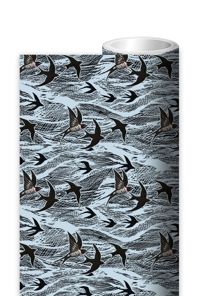 Angela Harding Swallow and Sea Gift Wrap