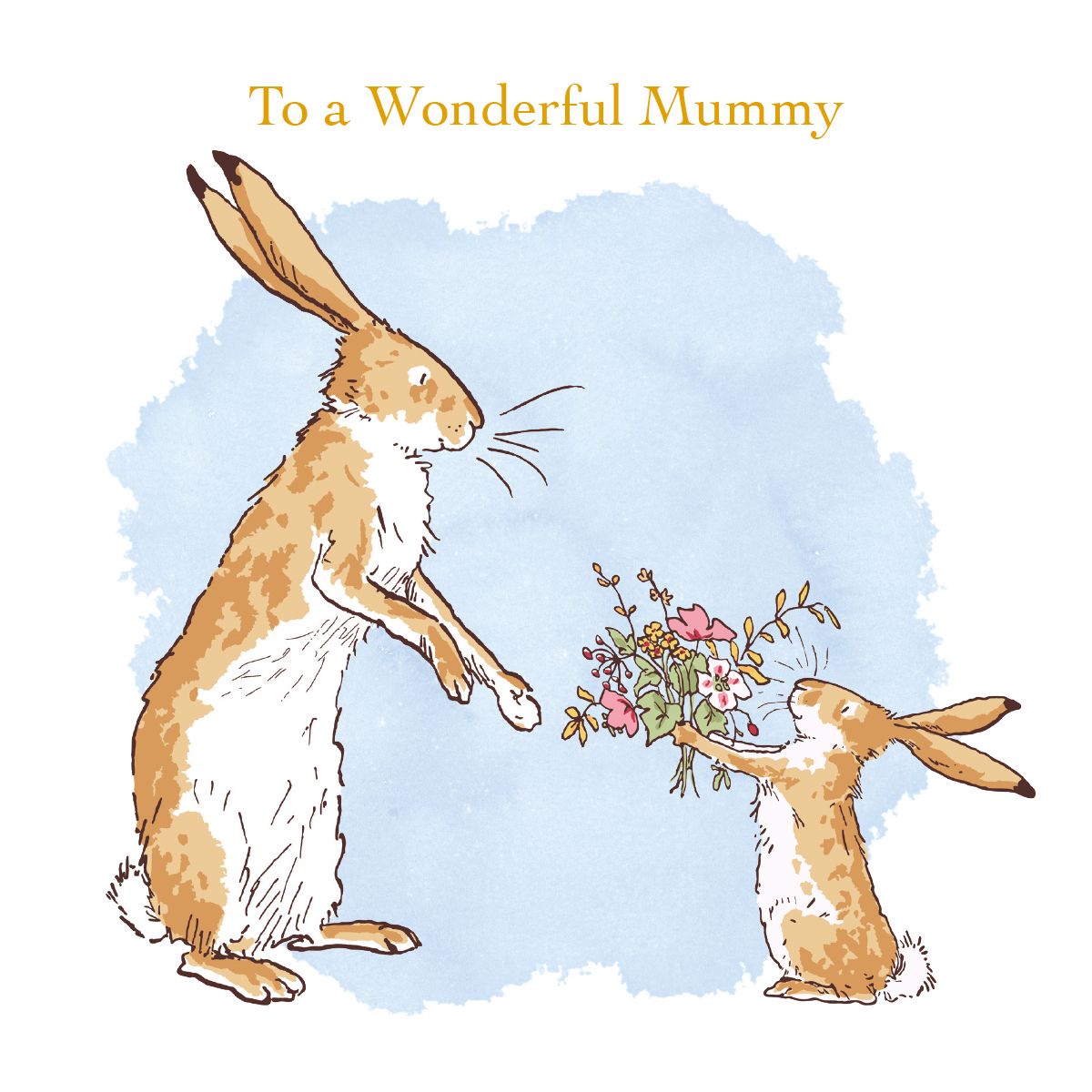 Anita Jeram Flowers for You Mummy Birthday Card