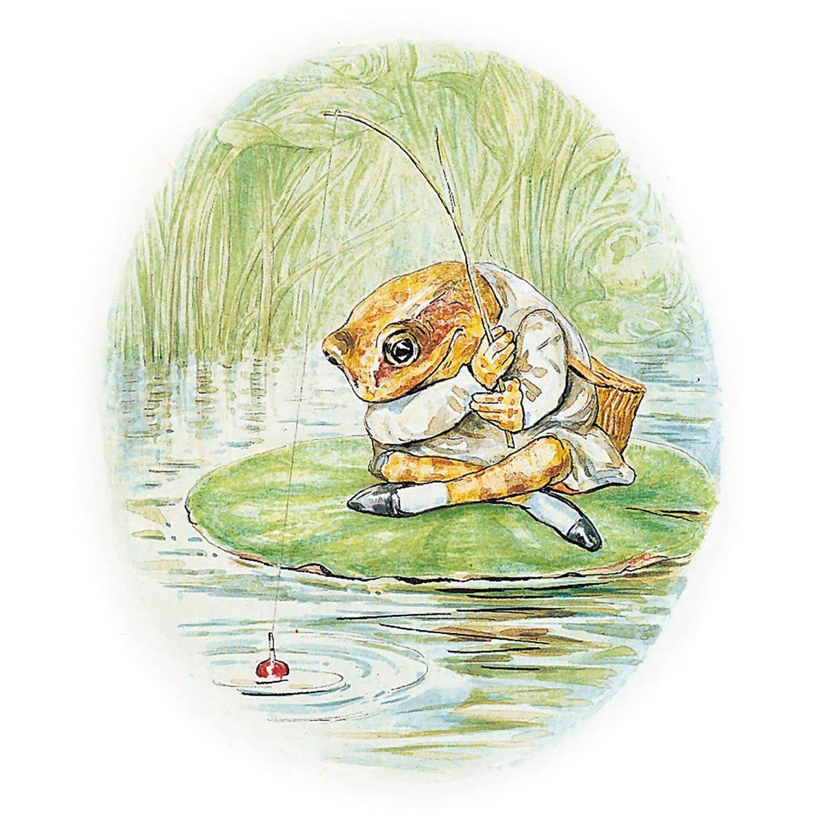 Beatrix Potter Mr. Jeremy Fisher Art Card