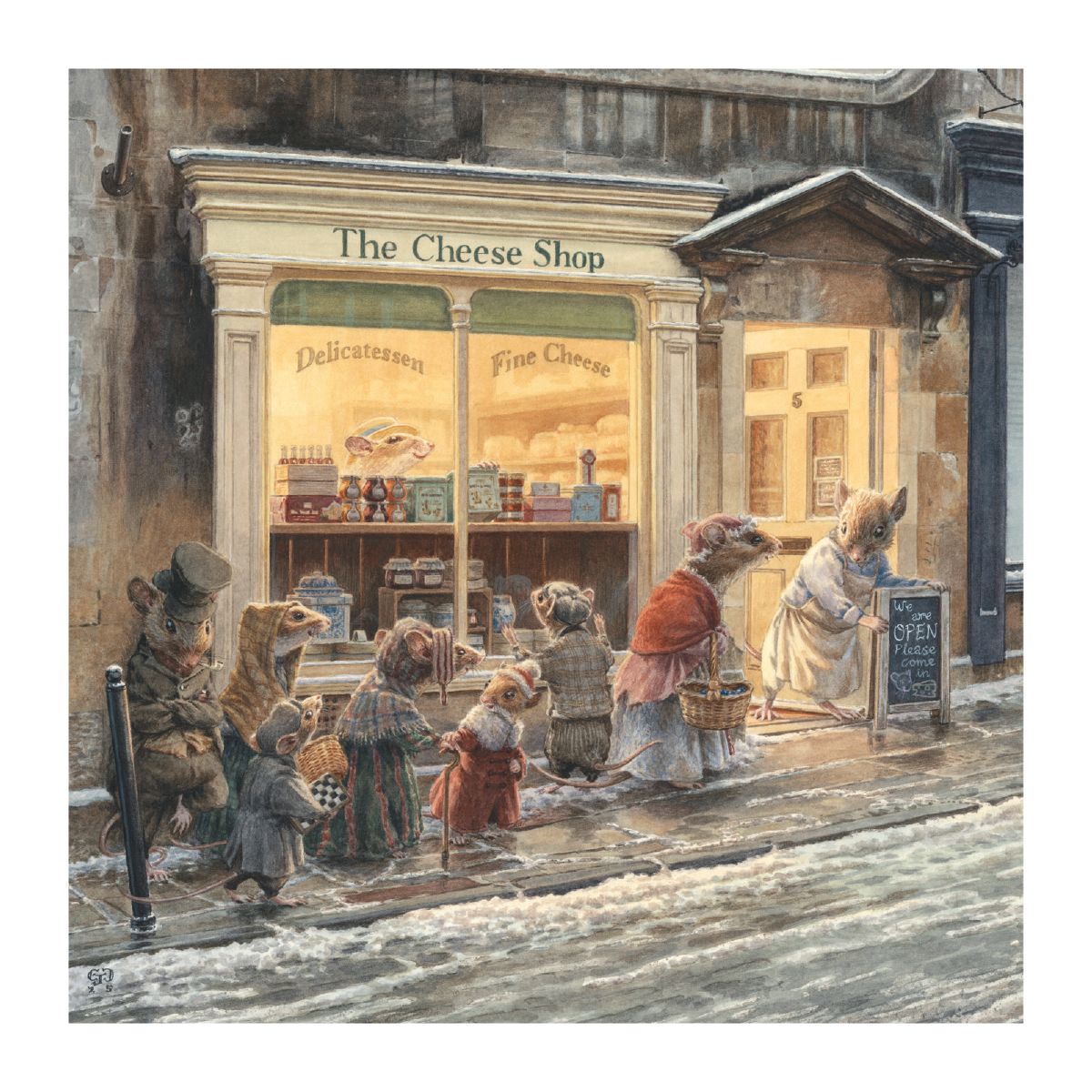 Chris Dunn The Cheese Shop Christmas Card Pack