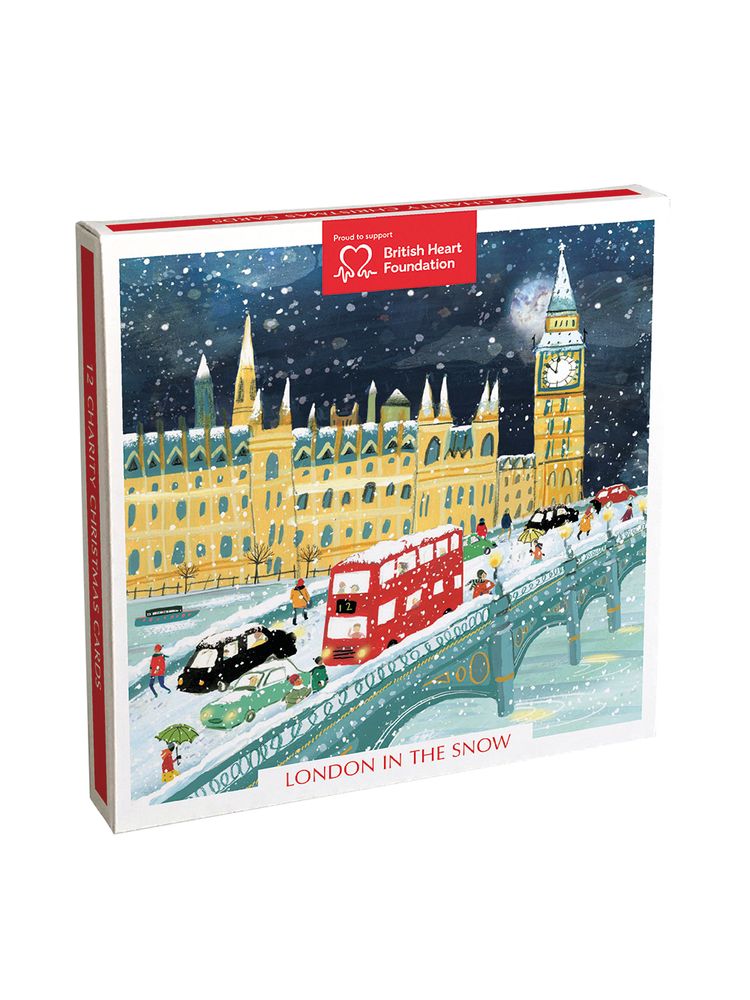 Clair Rossiter & Jo Cave London in the Snow Christmas Card Pack