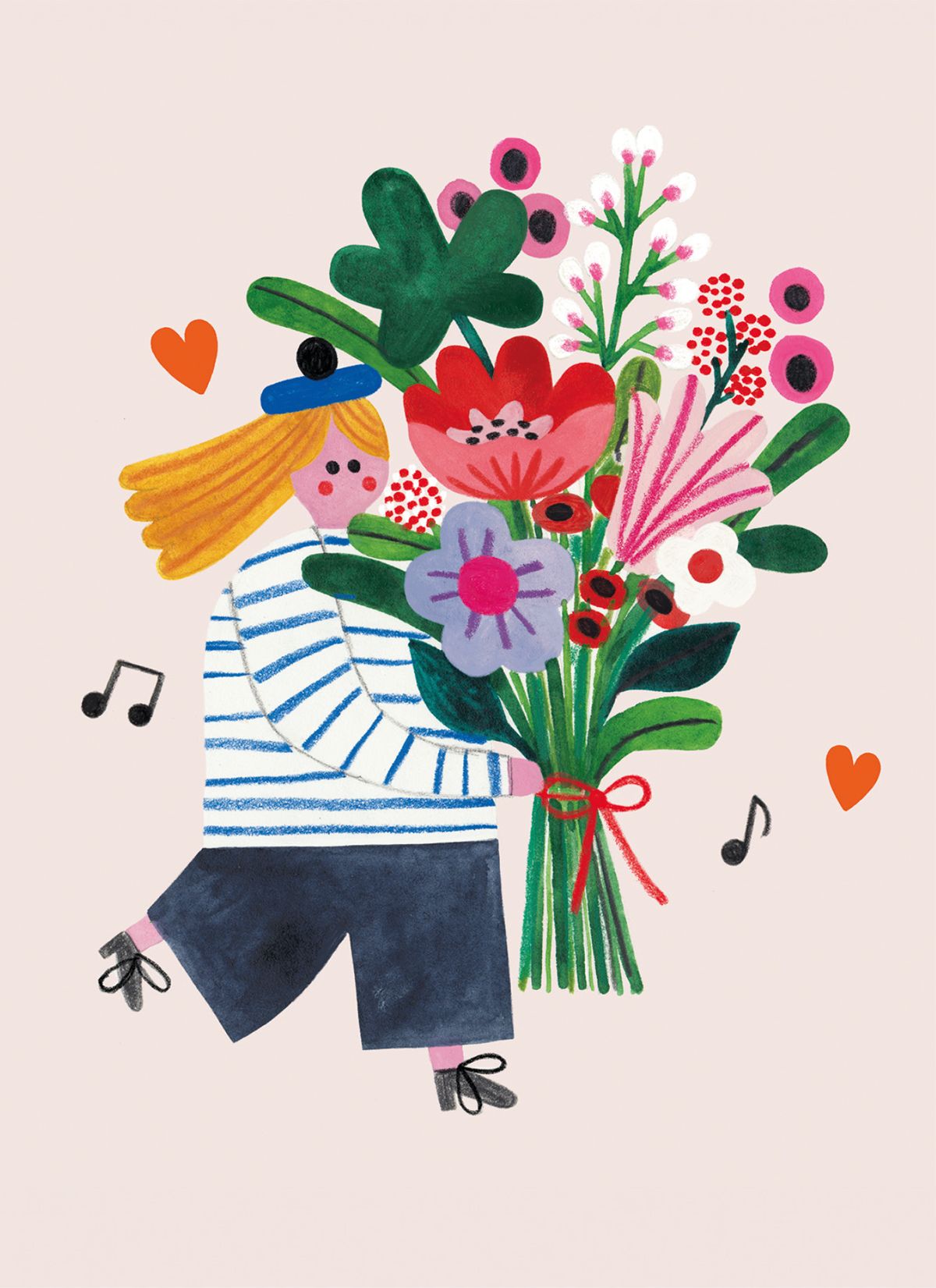 Daria Solak Flower Delivery Greeting Card
