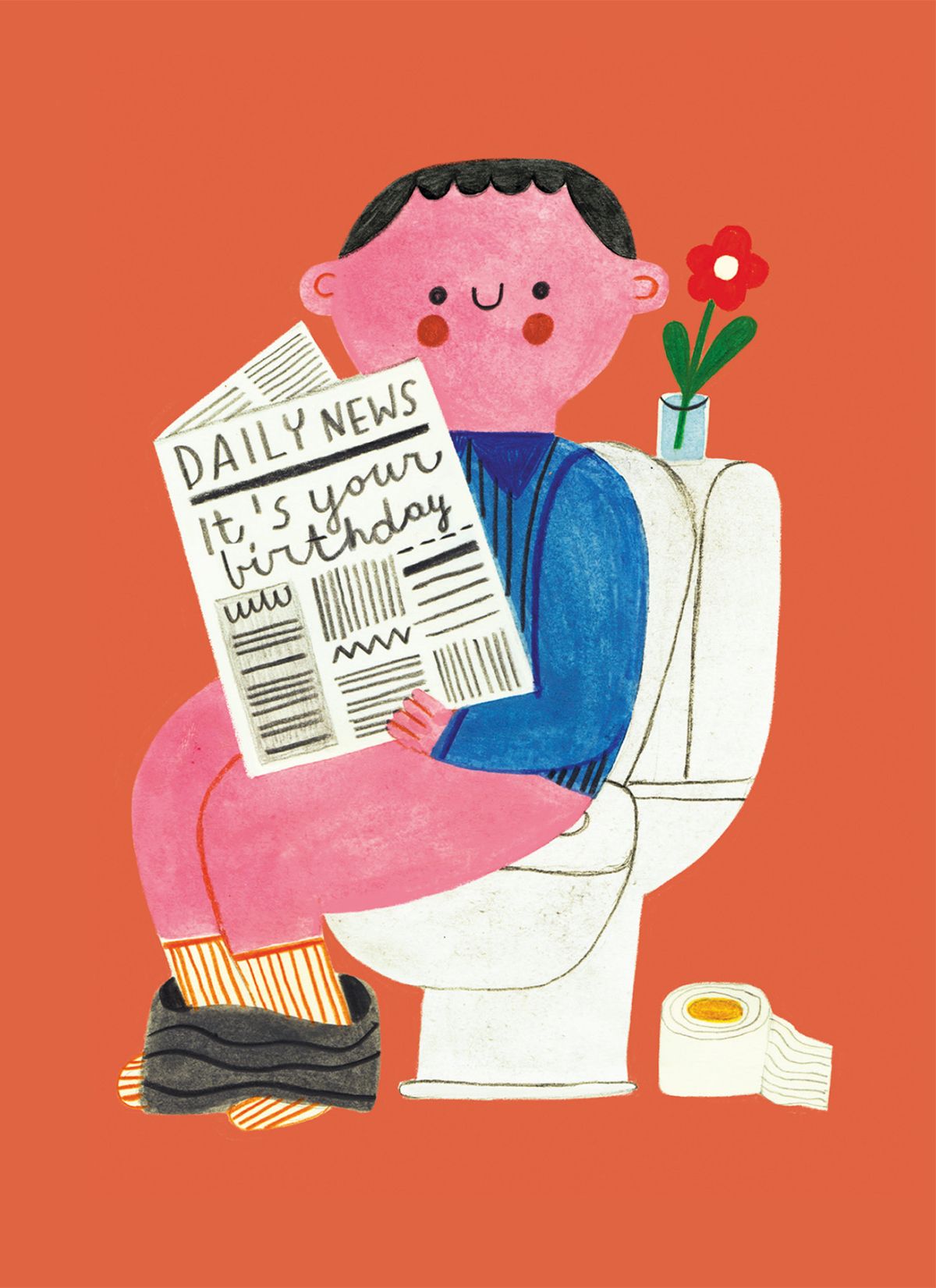 Daria Solak Today's News Greeting Card