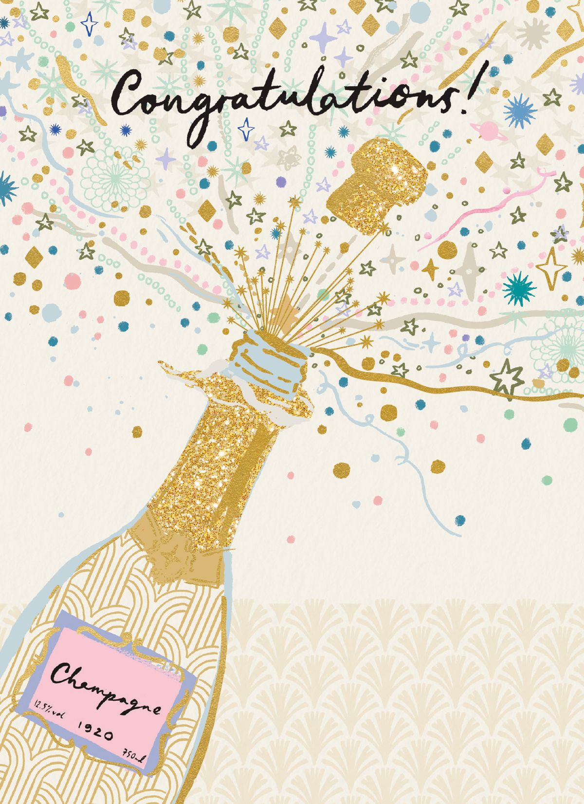 Emma Frances Grant Congratulations Bubbly! Card