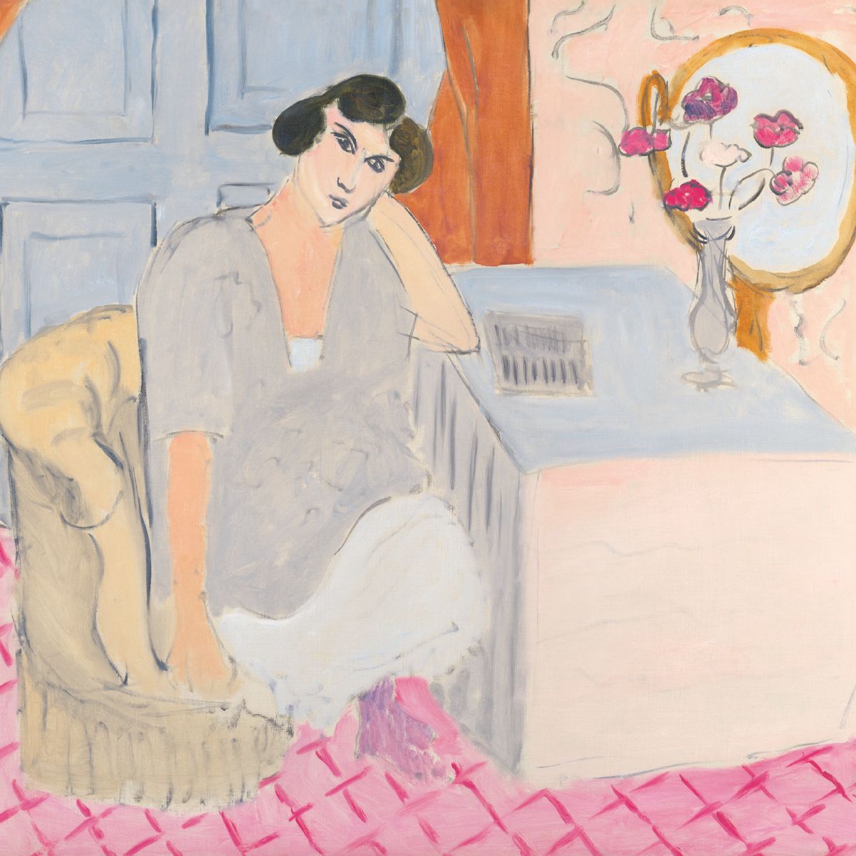 Henri Matisse The Inattentive Reader Art Card