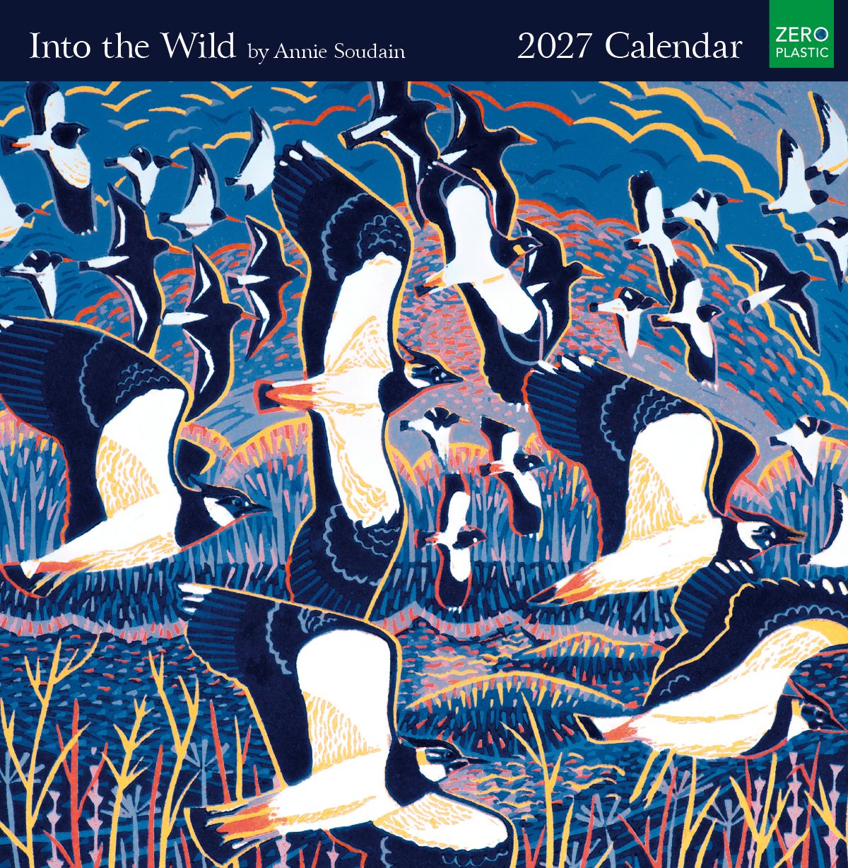 Into the Wild - Annie Soudain 2027 Square Wall Calendar