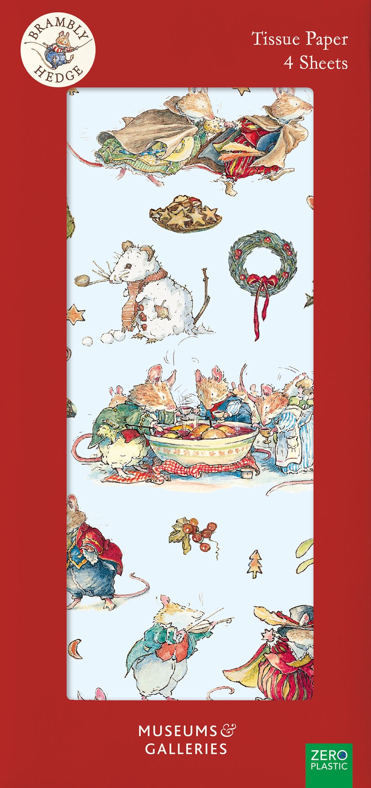 Jill Barklem Brambly Hedge Christmas Tissue Paper