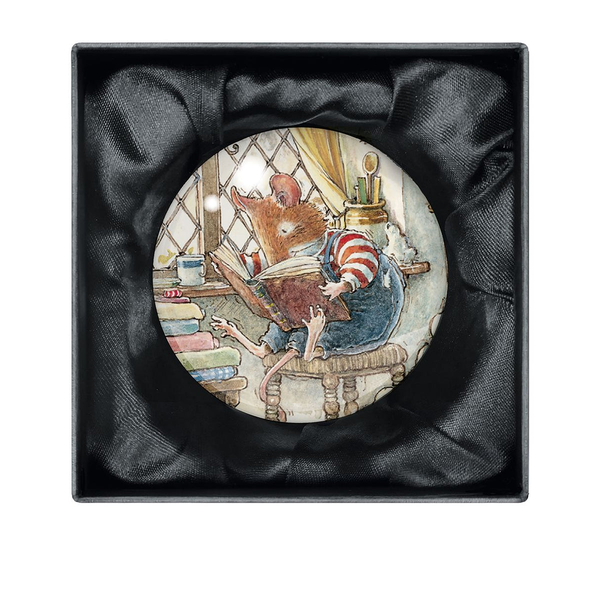 Jill Barklem Wilfred Reading Glass Paperweight