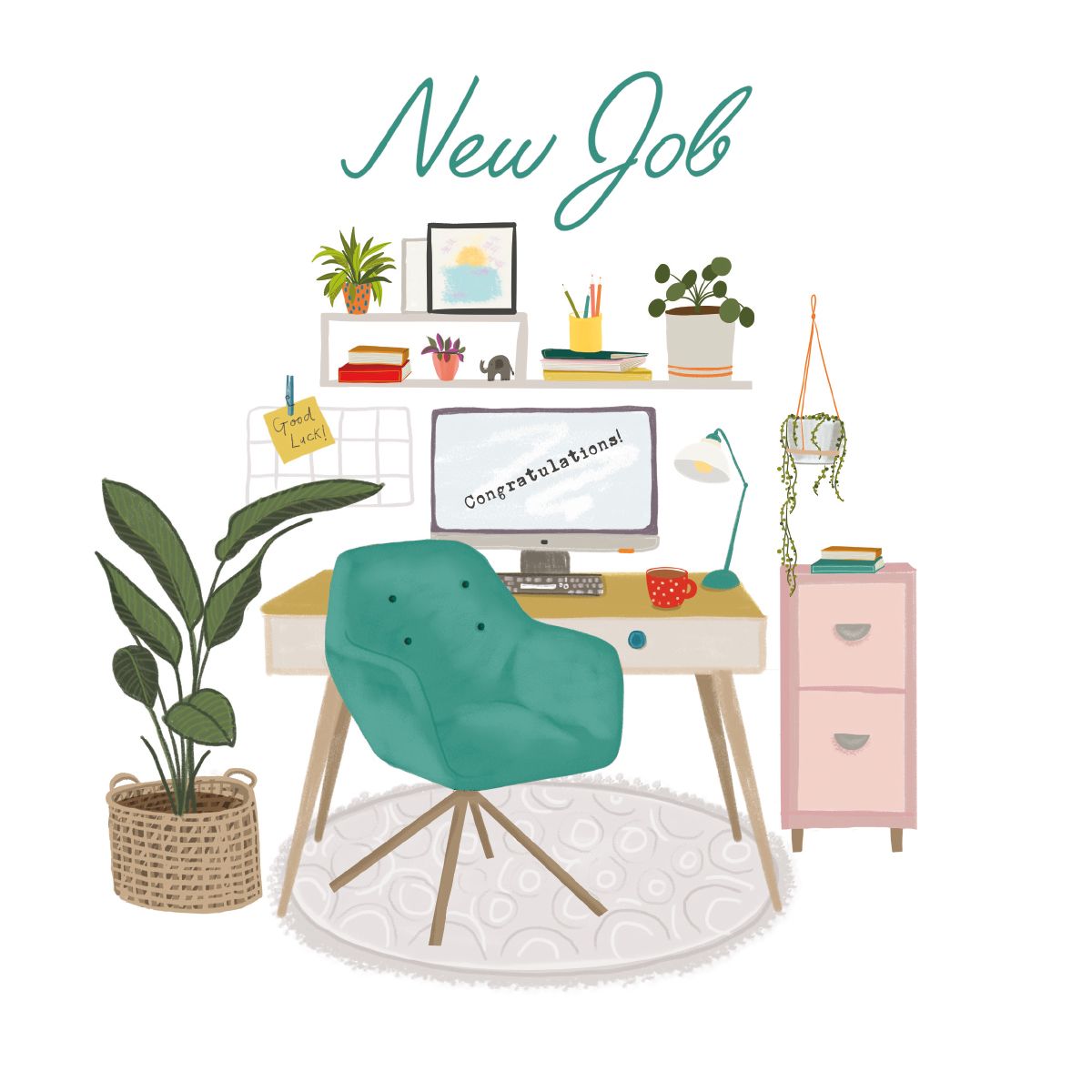 Karen Kane Hot Desk New Job Card