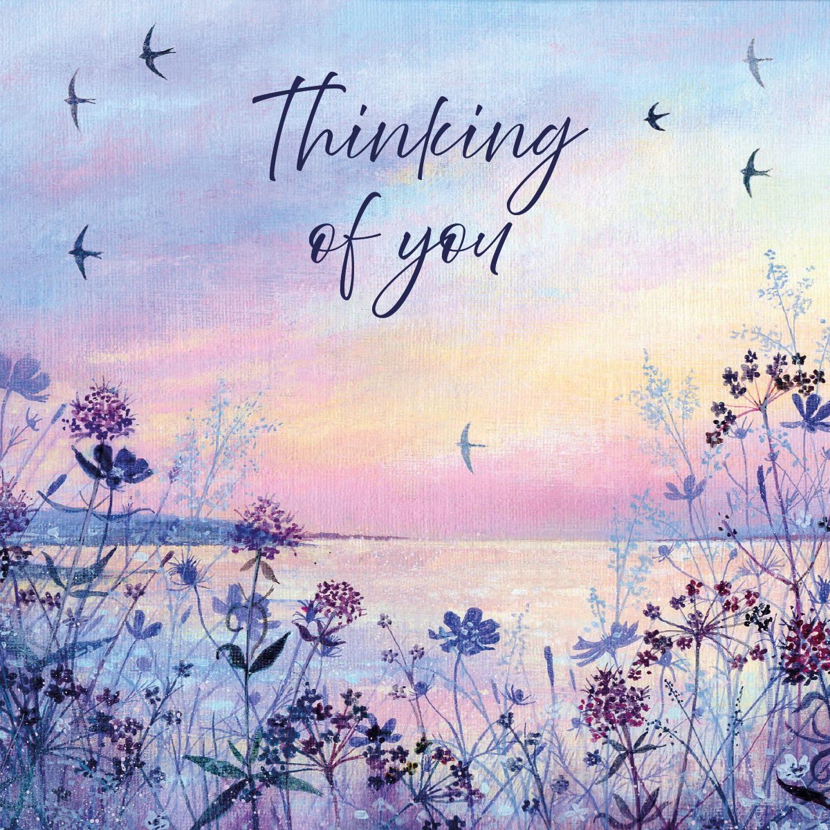 Lucy Grossmith Swifts at Sunset Thinking of You Card