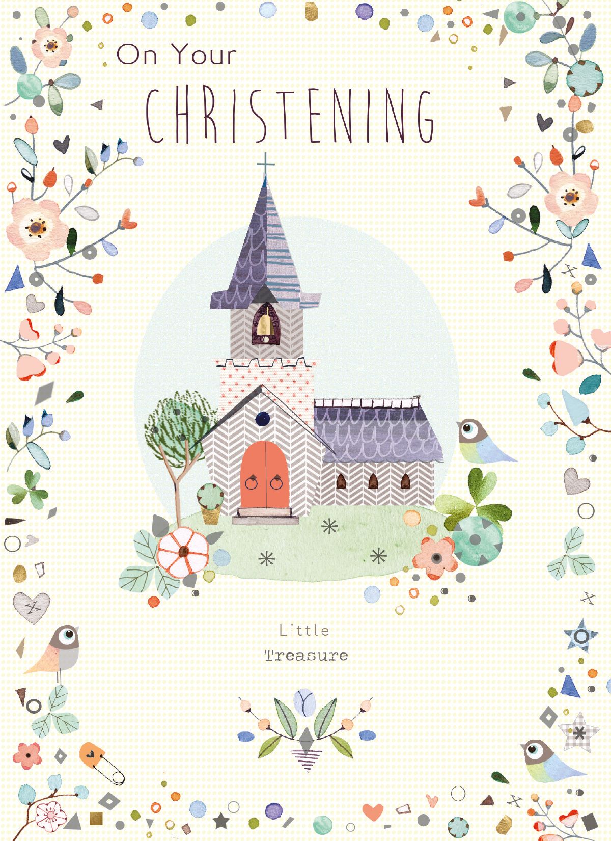 Lynn Horrabin Christening Day Card