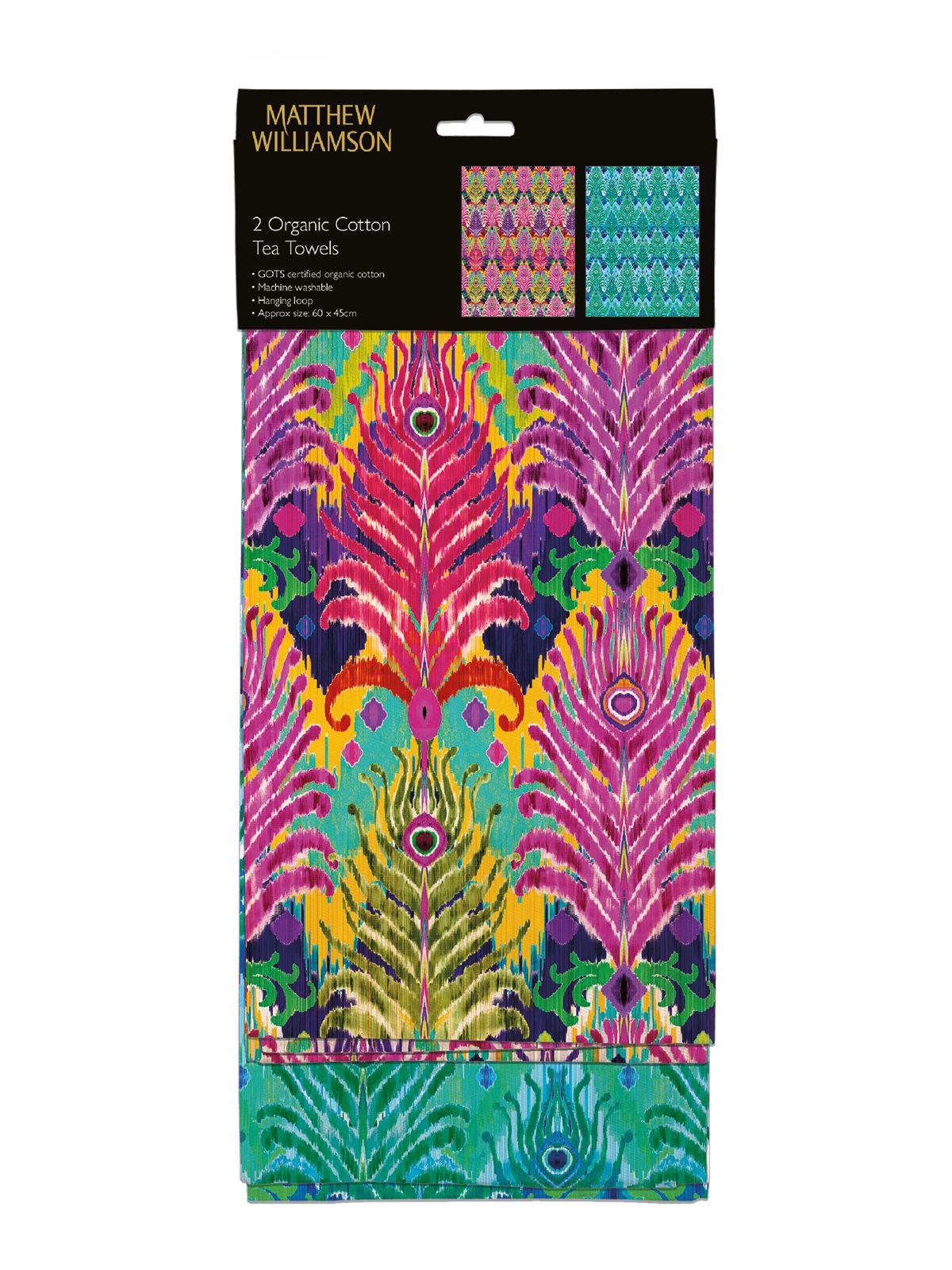 Matthew Williamson Ikats Organic Cotton Tea Towel