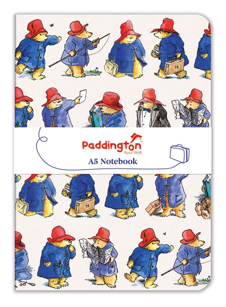 Peggy Fortnum Paddington Bear A5 Luxury Lined Notebook
