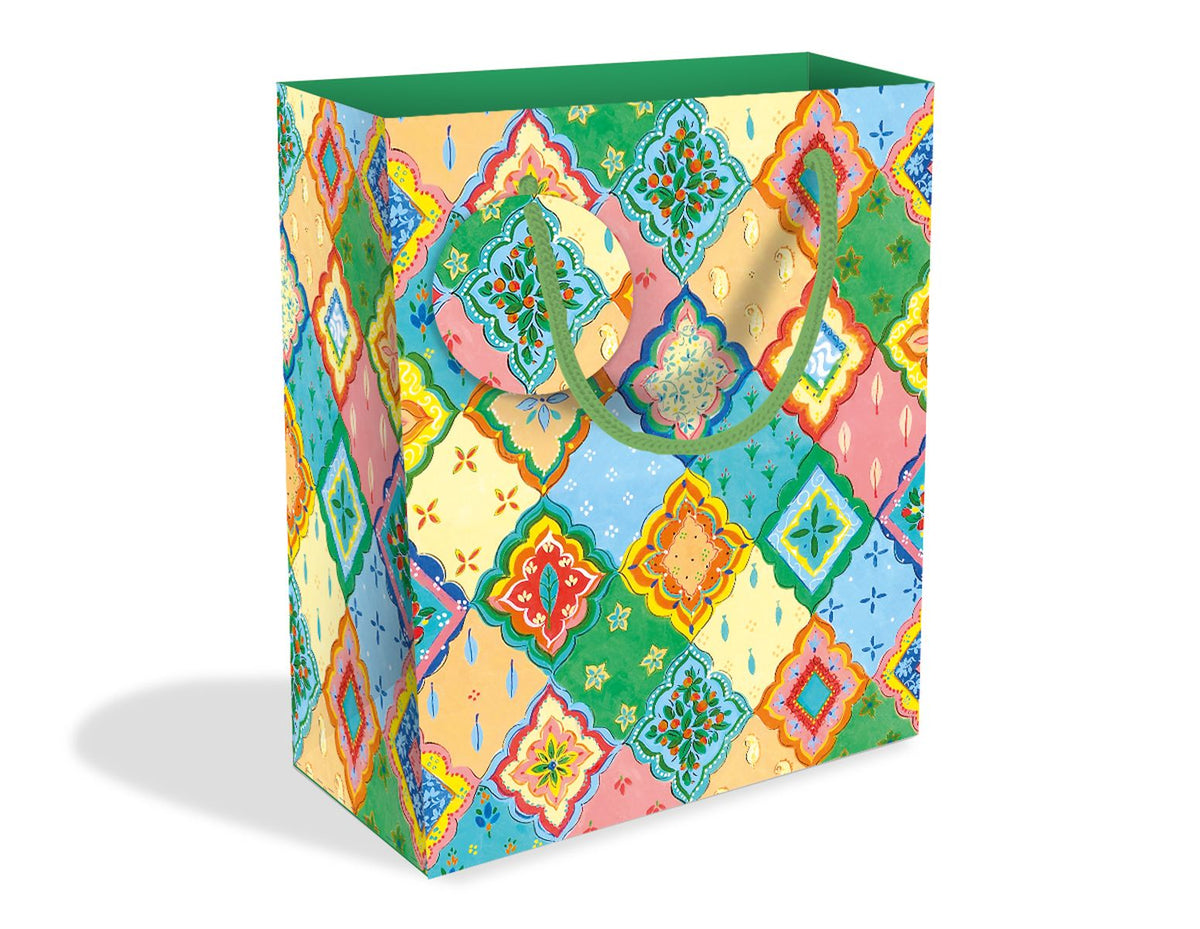 Sarah Campbell Moroccan Tiles Medium Gift Bag
