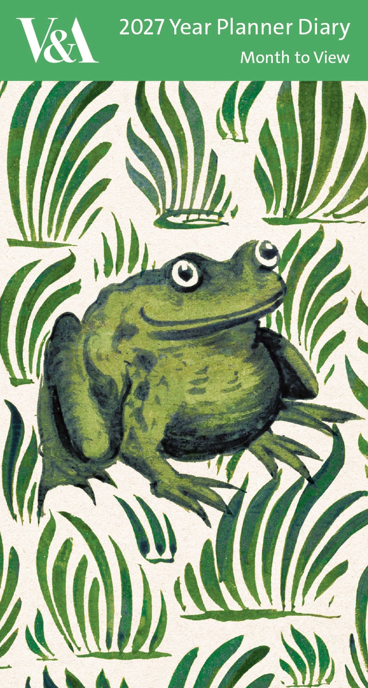 V&A Frog Tile 2027 Slim Year Planner Diary