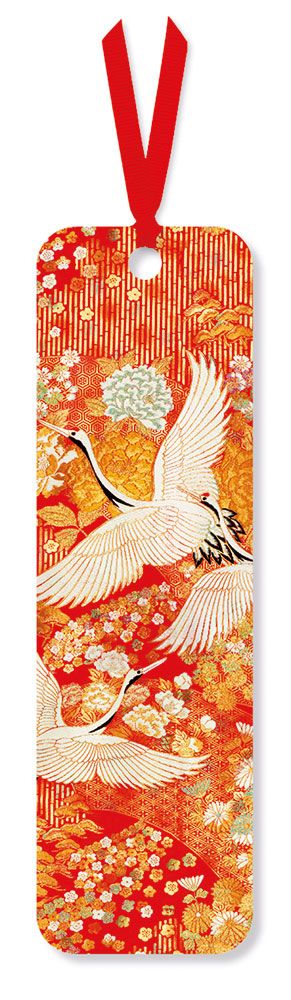 V&A Kimono Cranes Bookmark