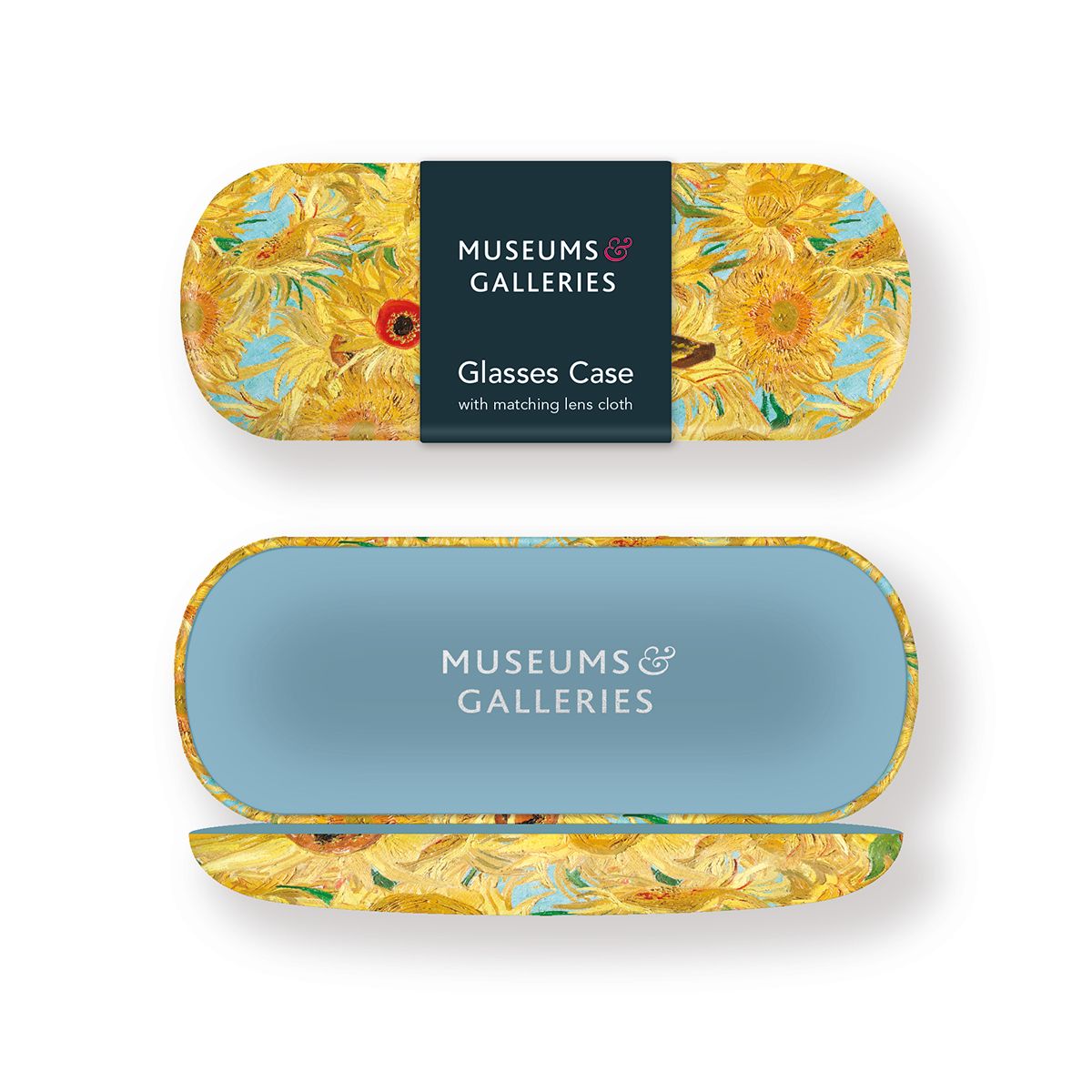 Vincent van Gogh Vase with Twelve Sunflowers Glasses Case with Lens Cloth