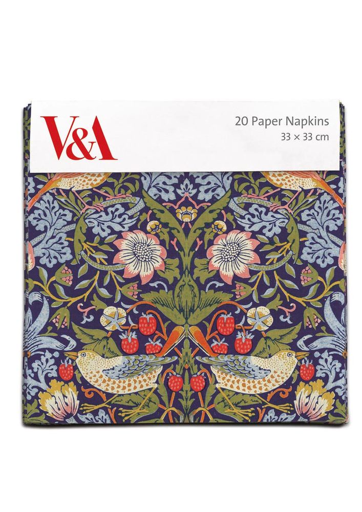 William Morris Strawberry Thief Paper Napkins