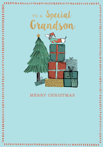 Special Grandson Christmas Card