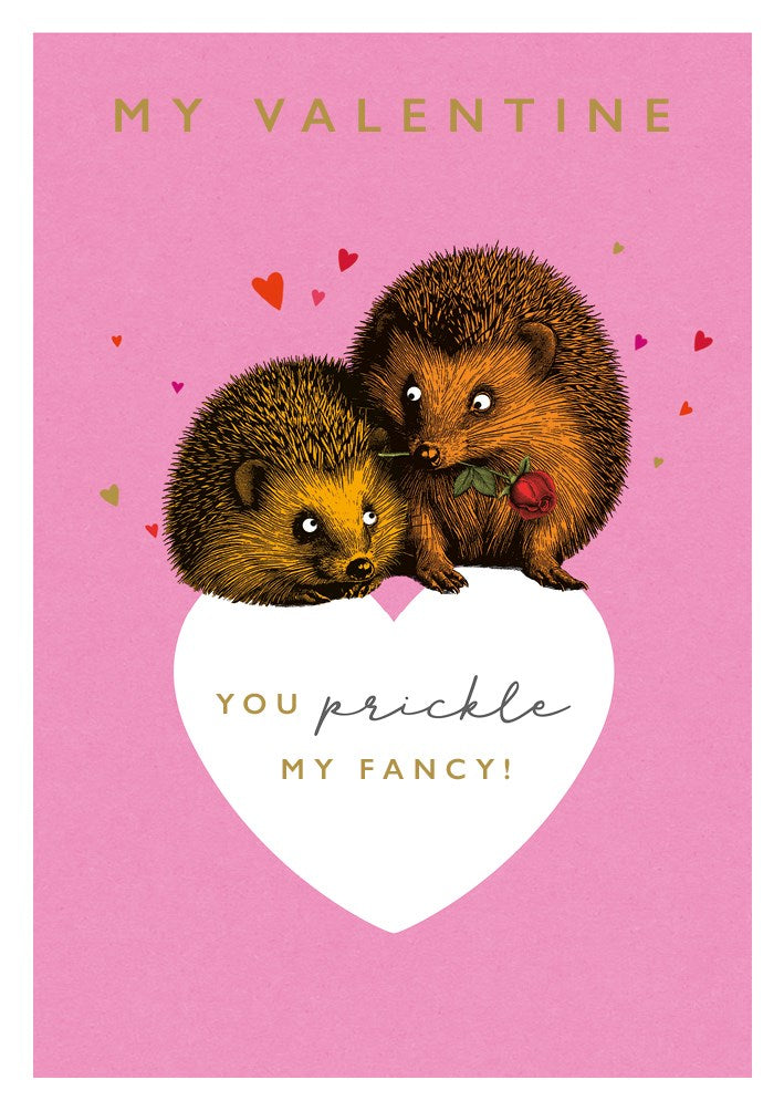 You Prickle my Fancy Valentine's Day Card