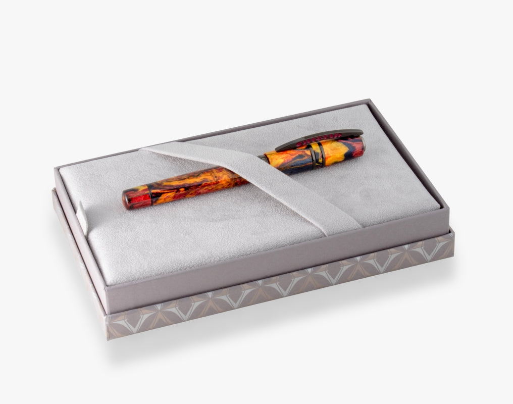 Visconti Homo Sapiens Earth Origins Limited Edition Rollerball Pen – Fire