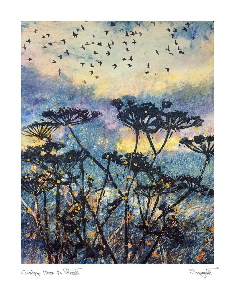 Rachel Sargent Coming Home to Roost Art Card