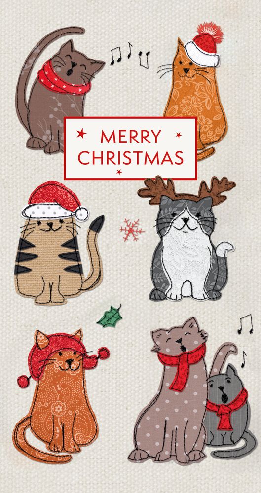Mikki Butterley We Wish You a Meowy Christmas! Money Wallet