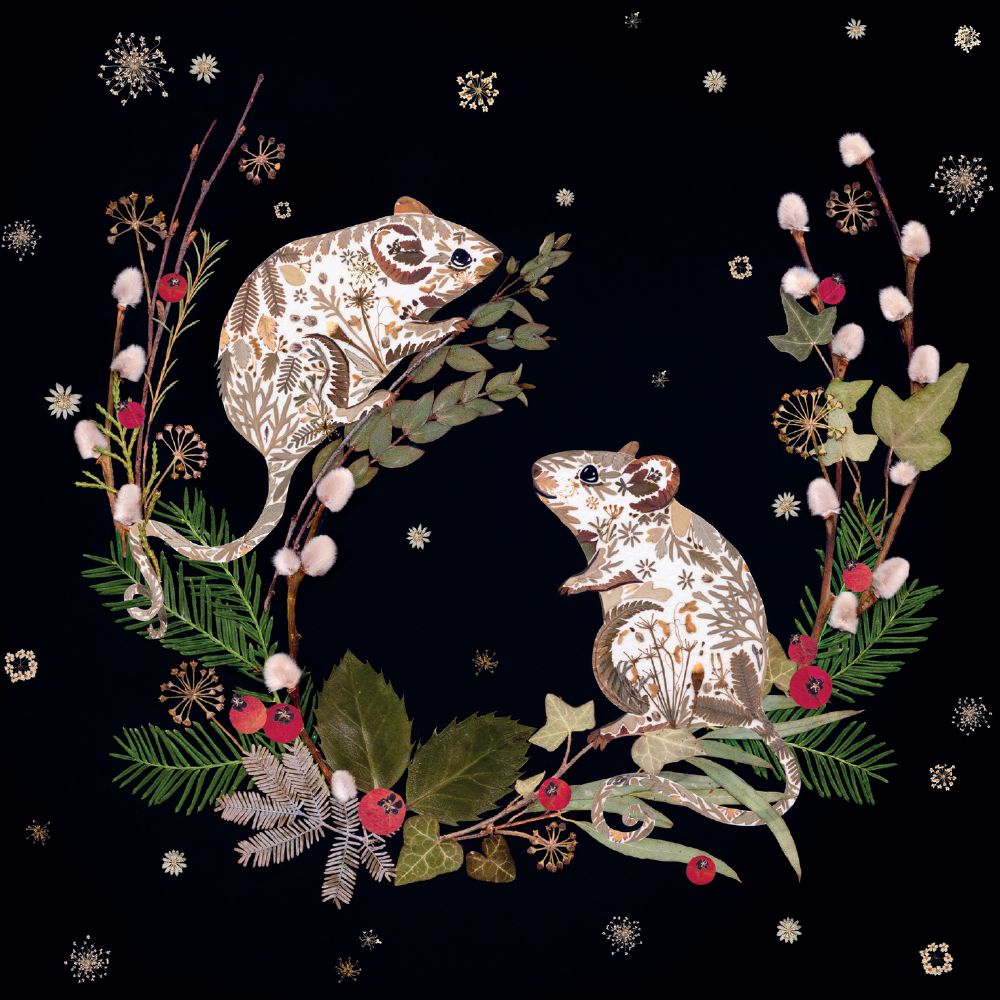 Helen Ahpornsiri Winter Mice Christmas Card Pack