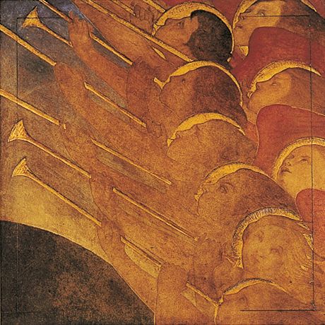 Angels with Trumpets Traquair Christmas Card Pack