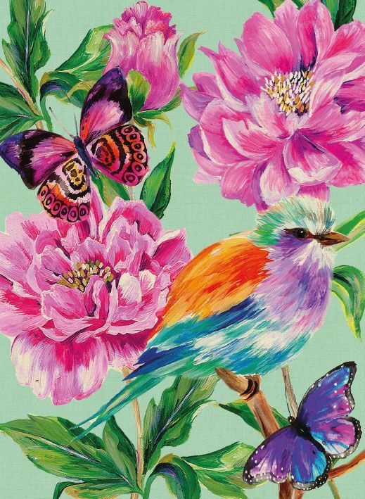 Matthew Williamson Rose Garden Art Card
