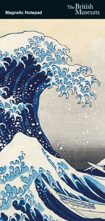Katsushika Hokusai The Great Wave Magnetic Notepad