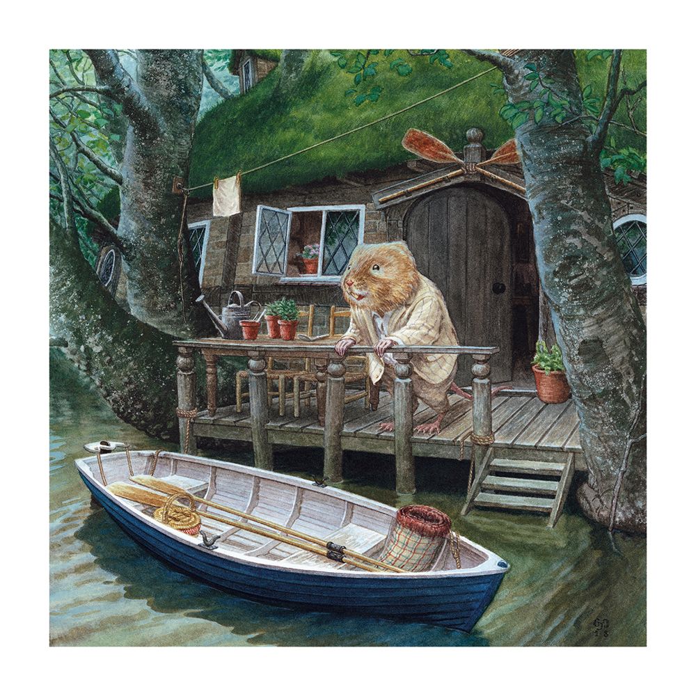 Chris Dunn Ratty's House Art Card