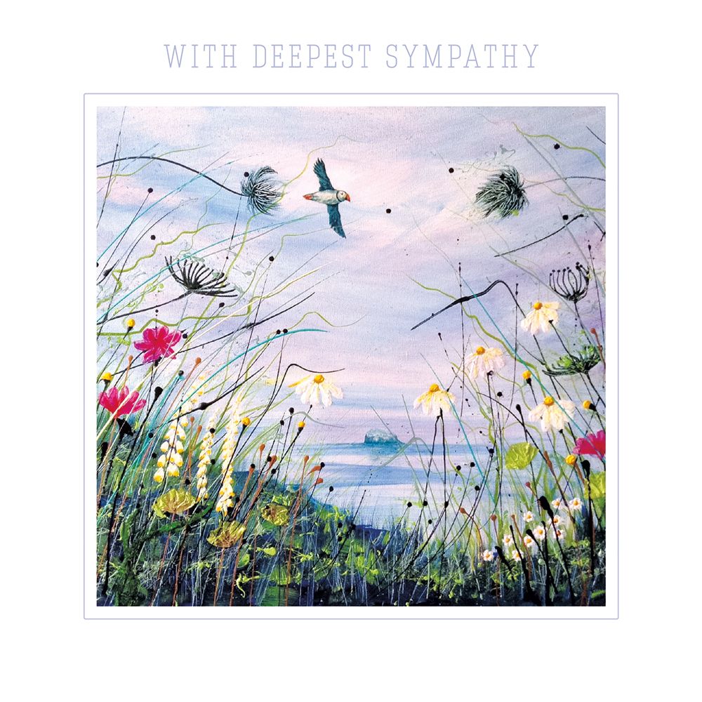 Pam McKenzie Summer Flight Sympathy Card