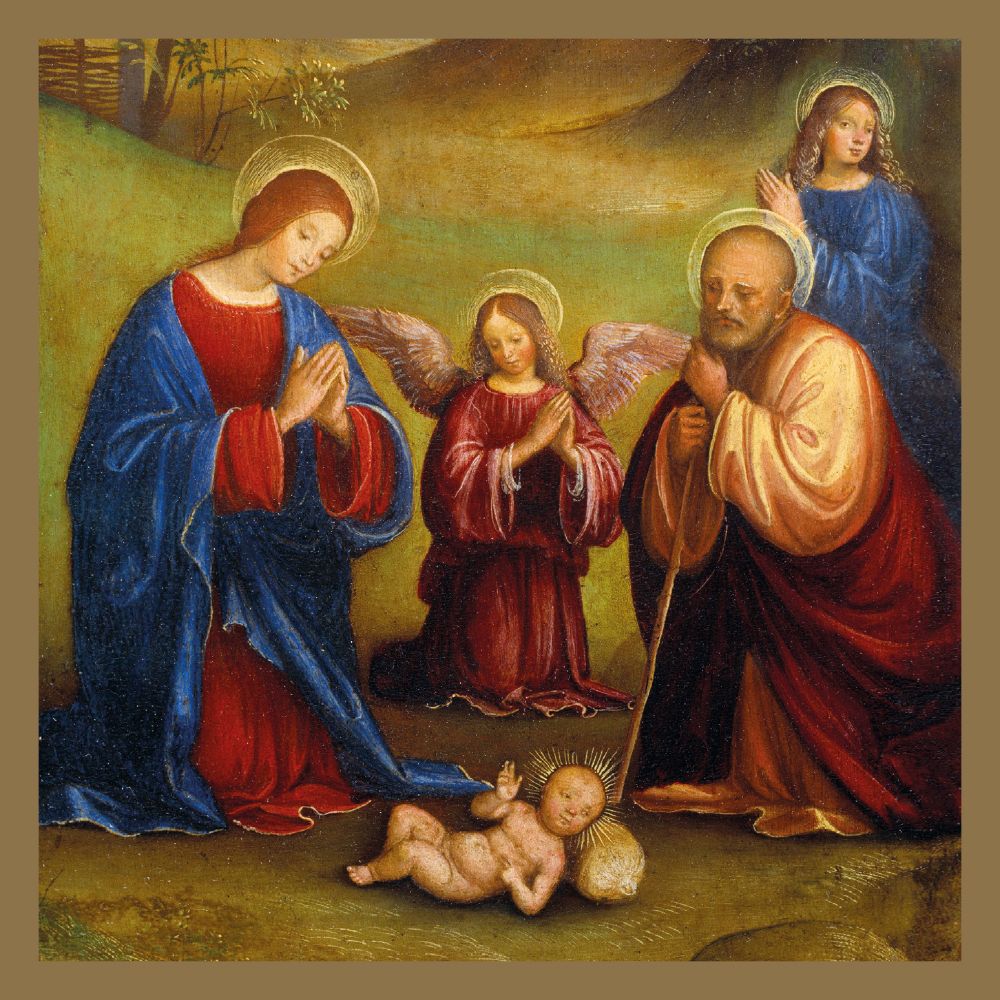 Francesco Francia Adoration of the Child Christmas Card Pack