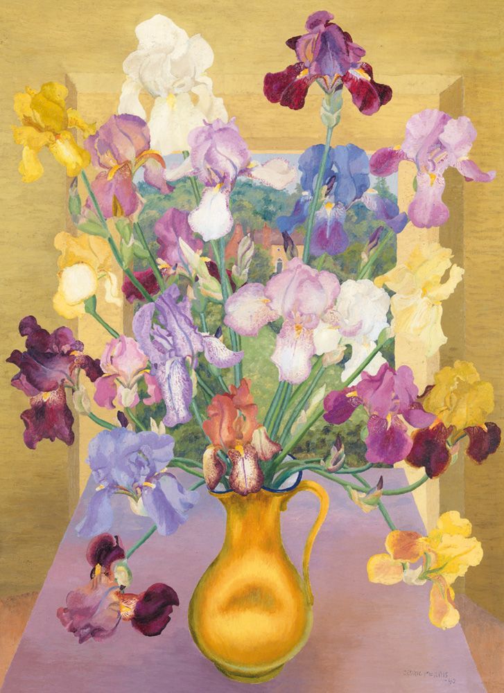 Sir Cedric Morris Iris Seedlings Art Card