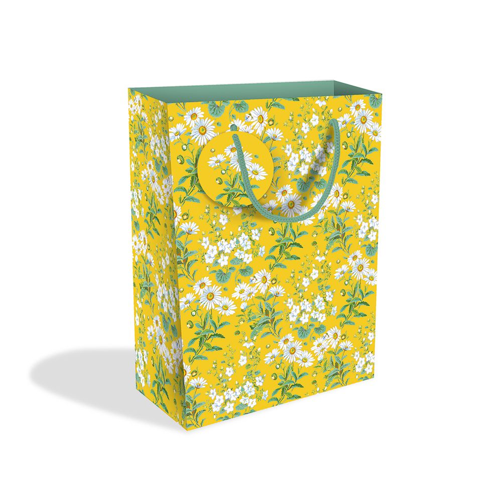 Charlotte Horne Spiers Yellow Daisies Large Gift Bag
