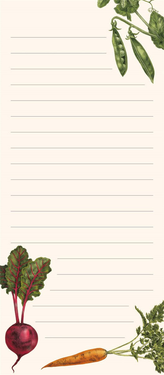 British Vegetables List Pad – view 2