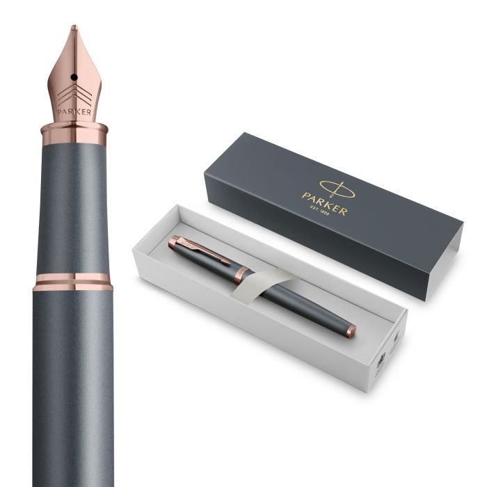 Parker IM The Finishing Touch Slate Fountain Pen