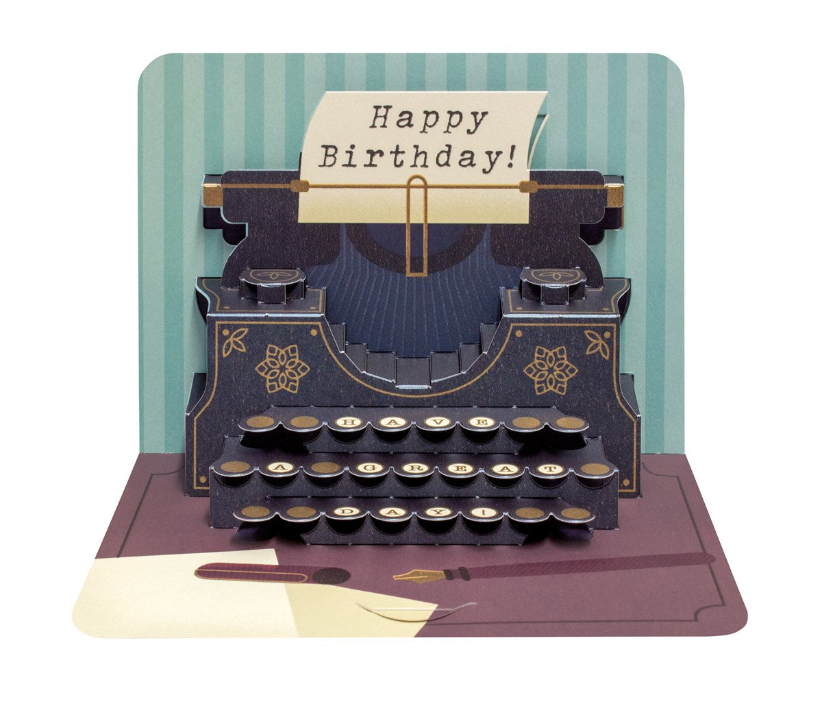 Typewriter Form Card