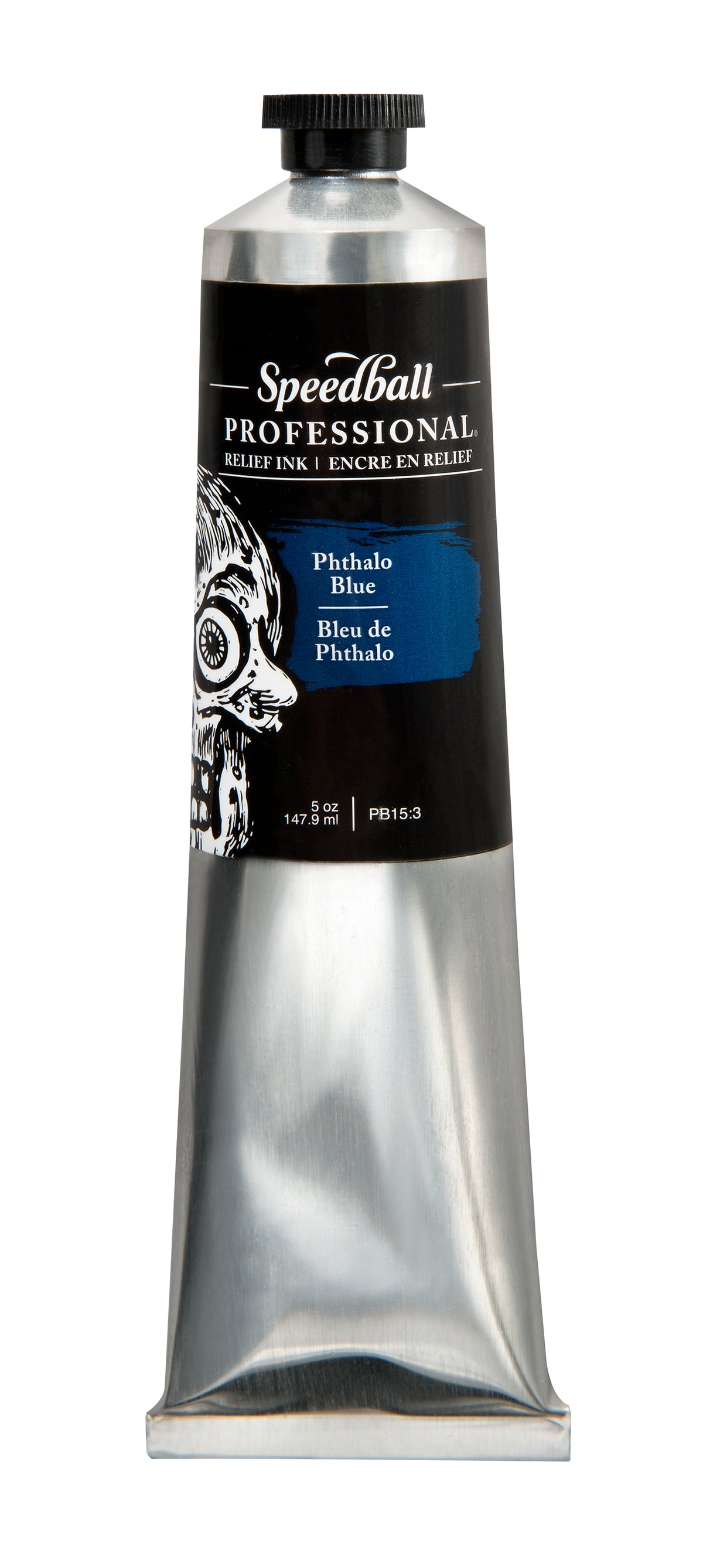 Speedball Professional Relief Ink 148ml – Phthalo Blue