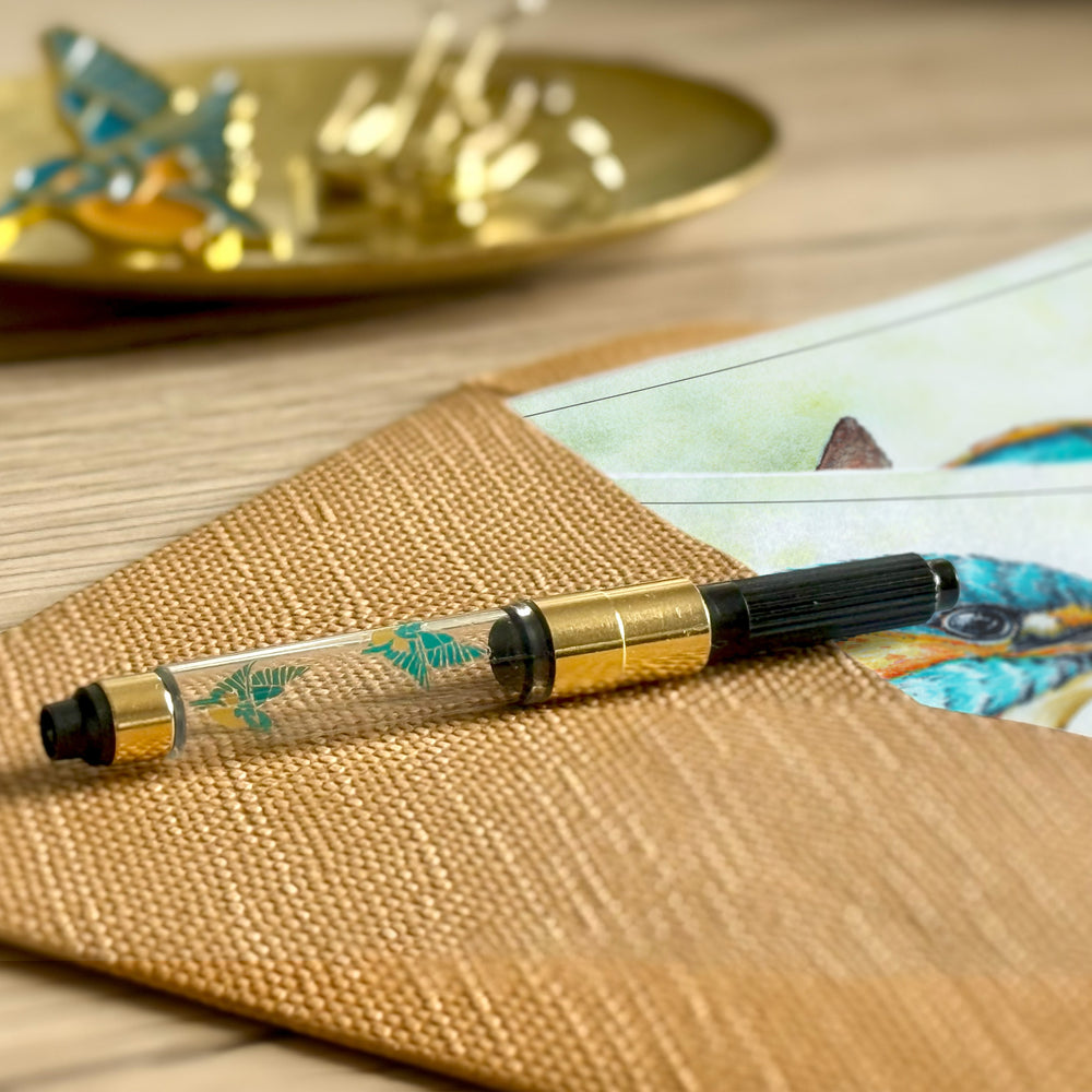 Esterbrook x BUNGUBOX Bird Edition Estie Fountain Pen – Kingfisher, Medium Nib