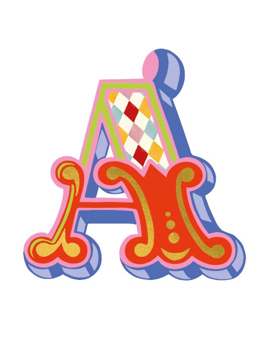 Letter a Roll Up! Roll Up! Card