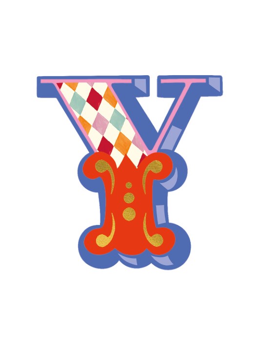 Letter Y Roll Up! Roll Up! Card