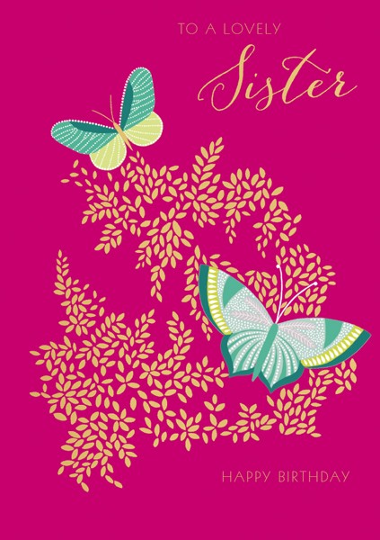 Happy Birthday Sister Card