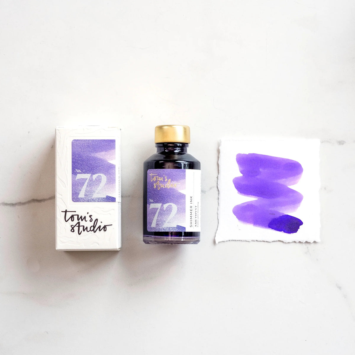 Shimmer Fountain Pen Ink - 72 Amethyst