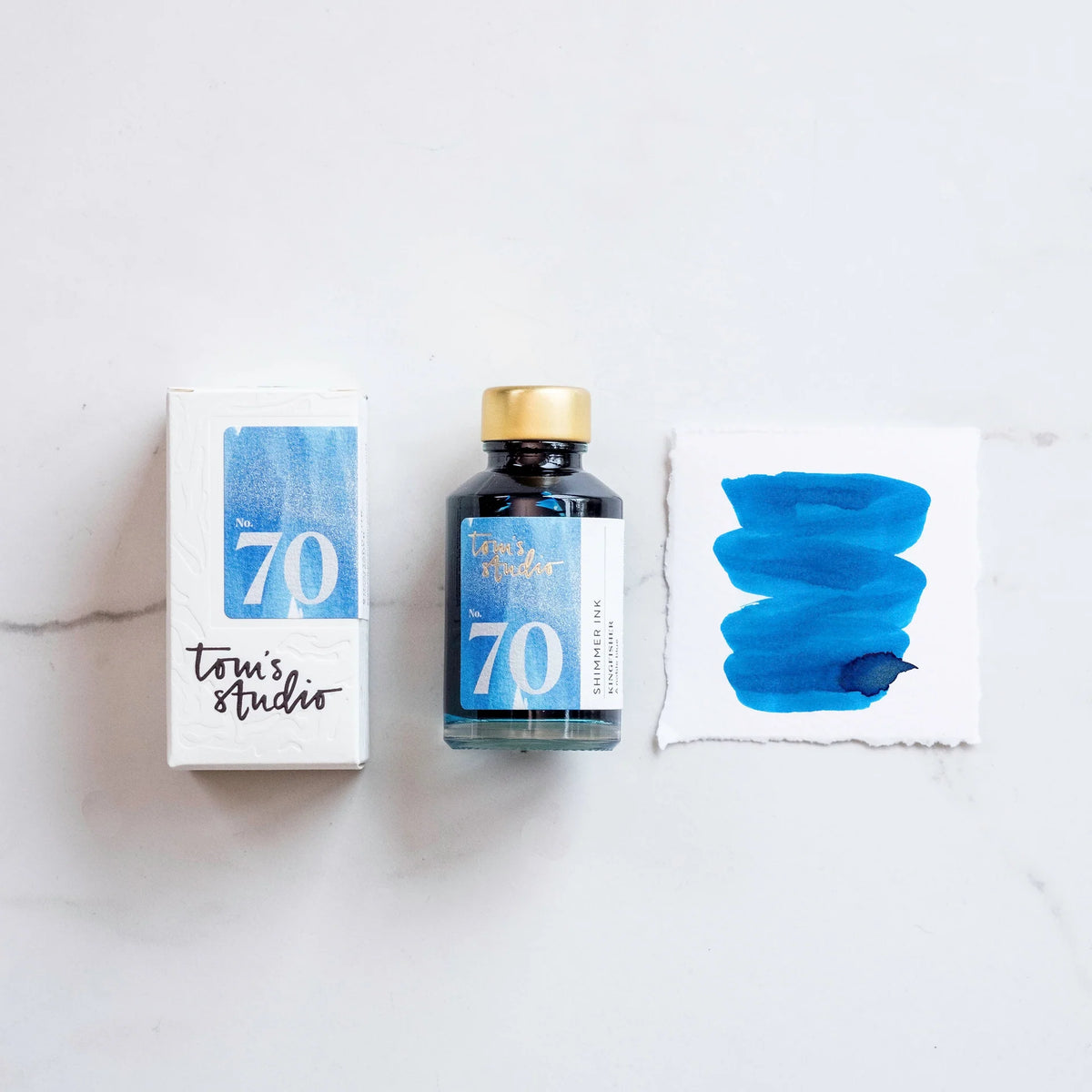 Shimmer Fountain Pen Ink - 70 Kingfisher
