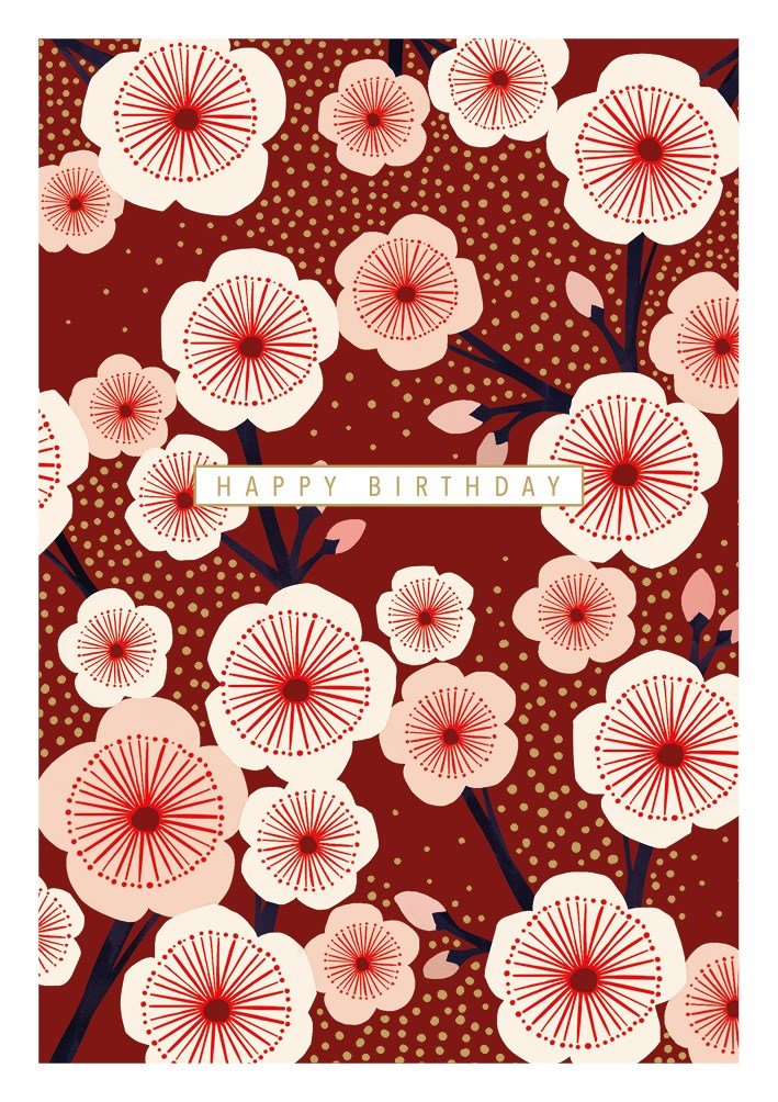 Poppy's Sakura Heights Card
