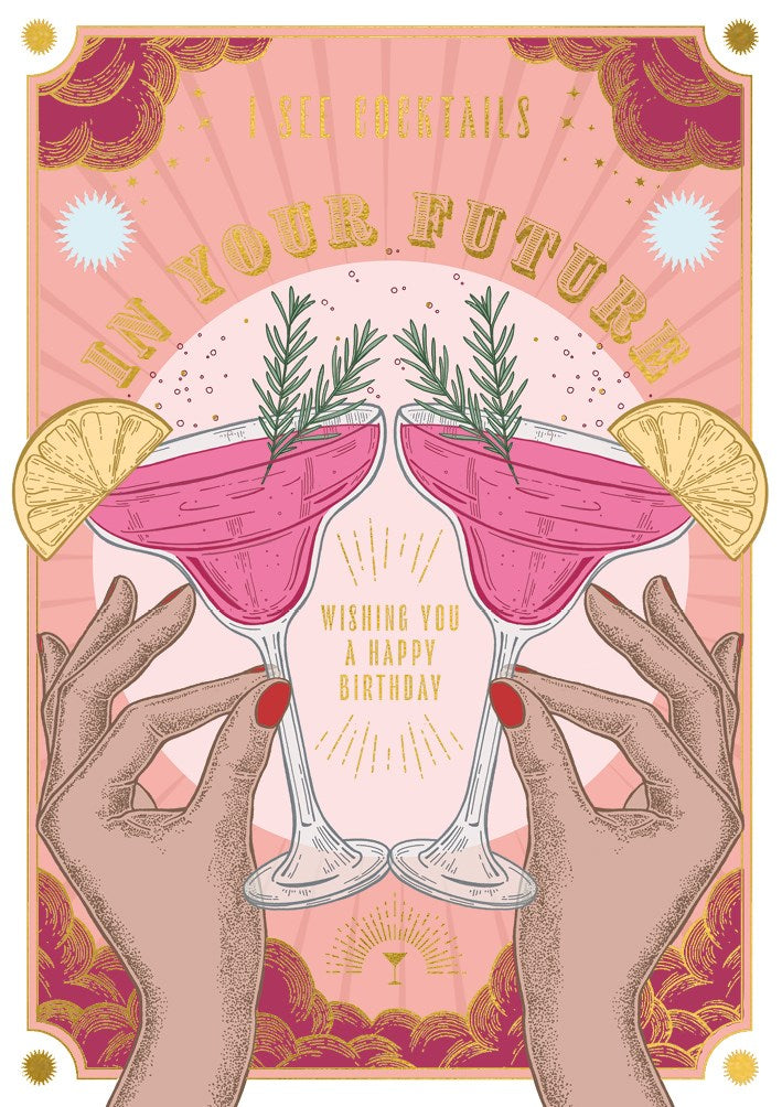 Cocktails Future Soulmates Card
