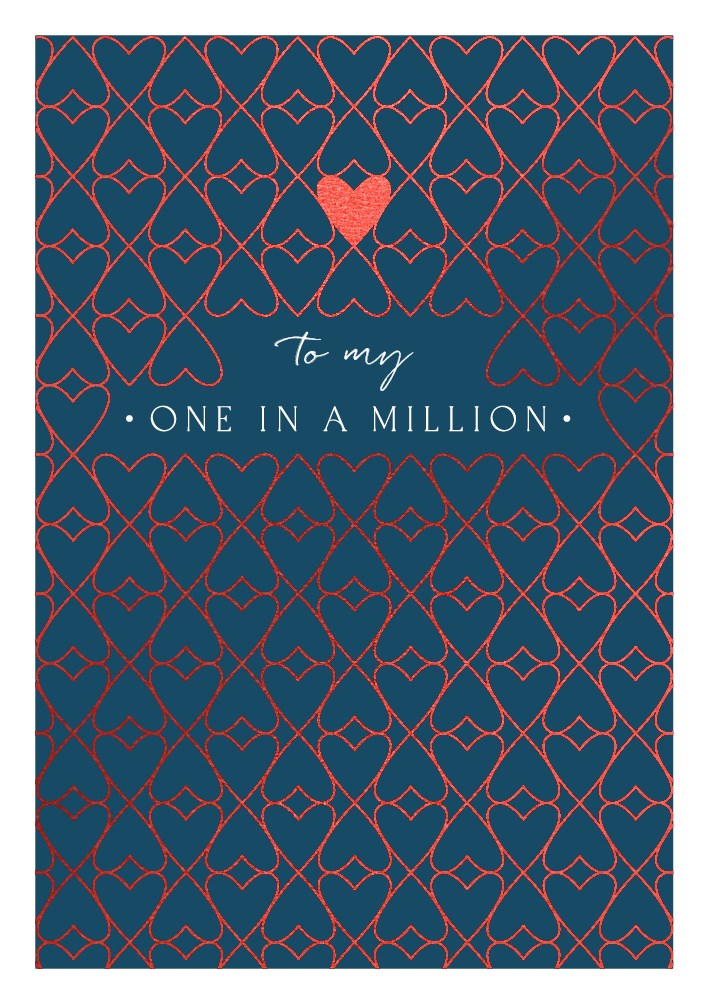 One in a Million Valentine's Day Card