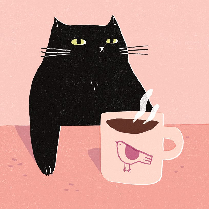 Coffee Cat Sunpatch Cats Card